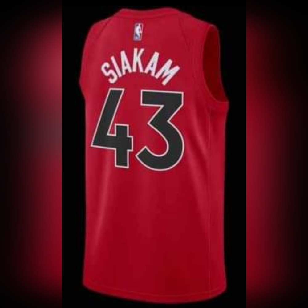 NIKE RAPTORS SWINGMAN "PASCAL SIAKAM"JERSEY MEN'S US SIZE SMALL BRAND NEW TAG ON